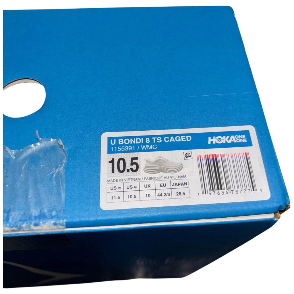 Men's Hoka Bondi 8 Sneaker Triple White