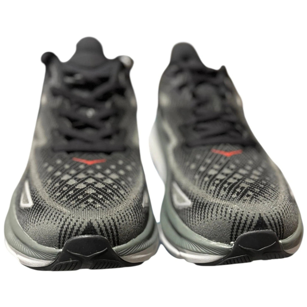 Men's Hoka One One Clifton 9 Trainers in Grey Black