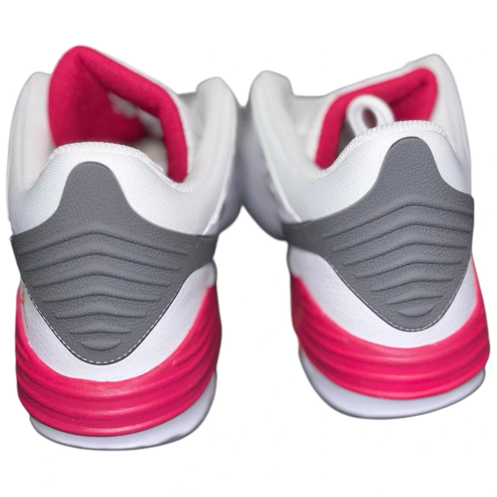 Men's Jordan Max Aura 5 White Vivid Orange Sneaker
