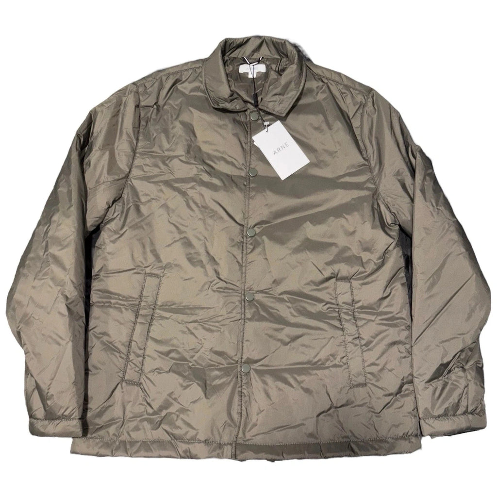ARNE Khaki Green Shell Bomber Jacket