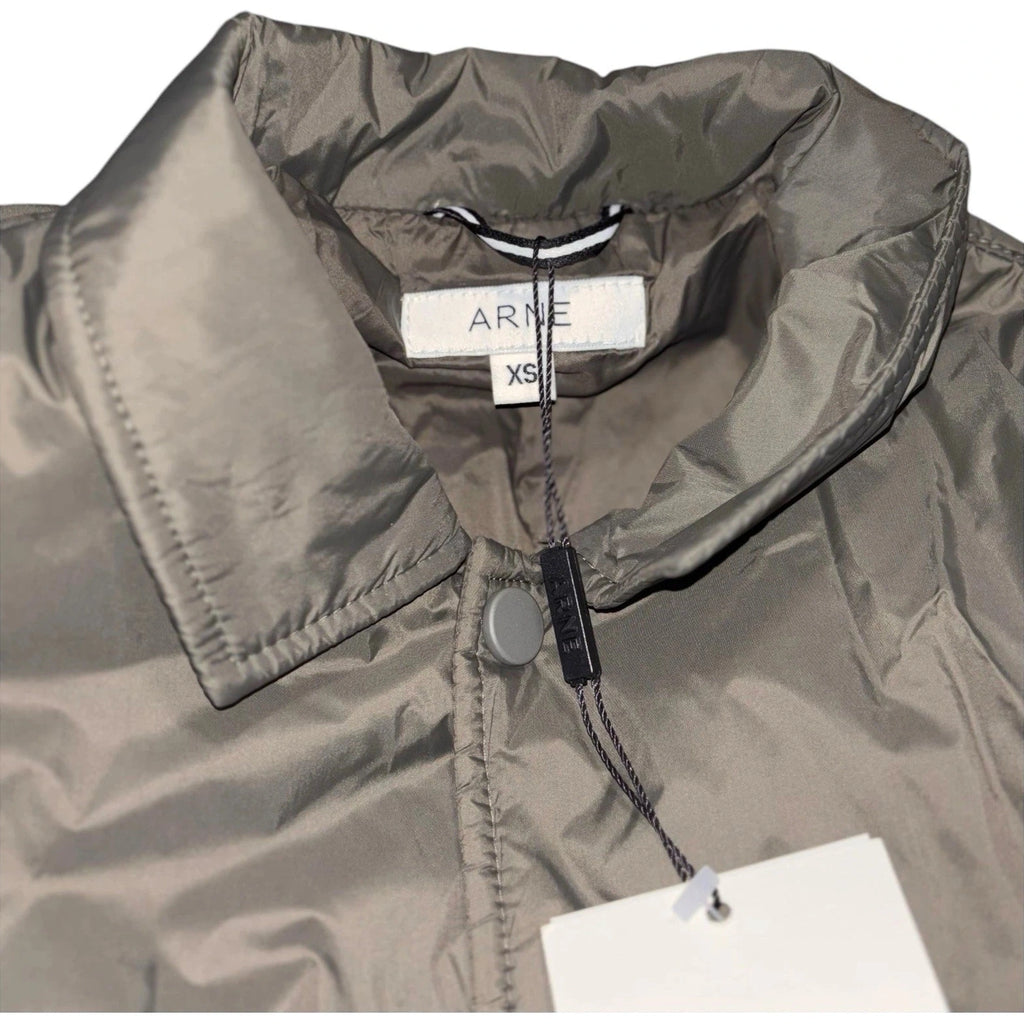 ARNE Khaki Green Shell Bomber Jacket