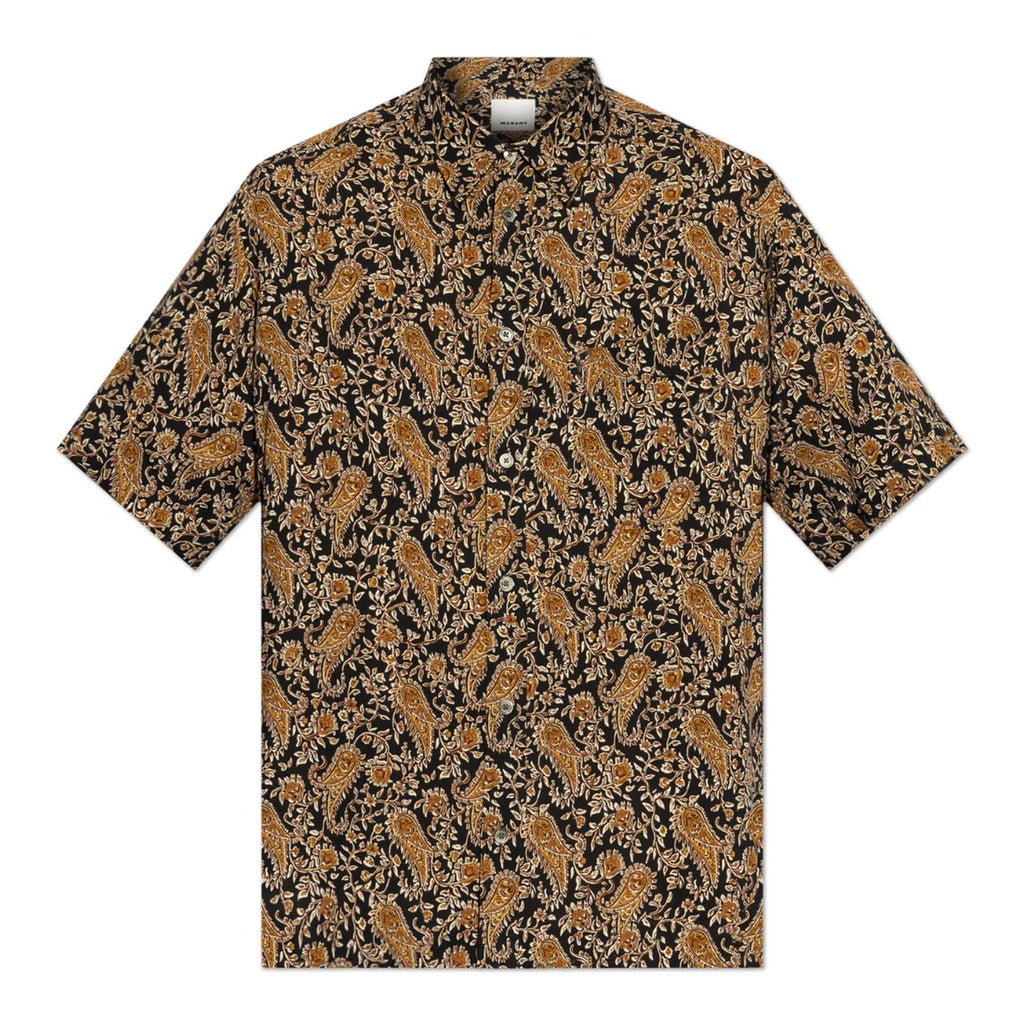 Isabel Marant Men's Multicoloured Graphic Shirt