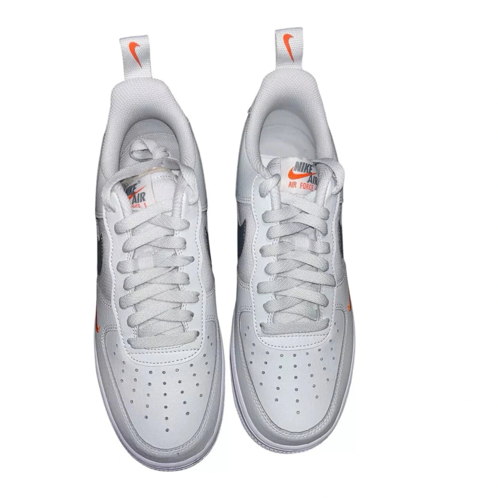 Men's Nike Air Force 1 07 Photon Dust Safety Orange SE Sneakers