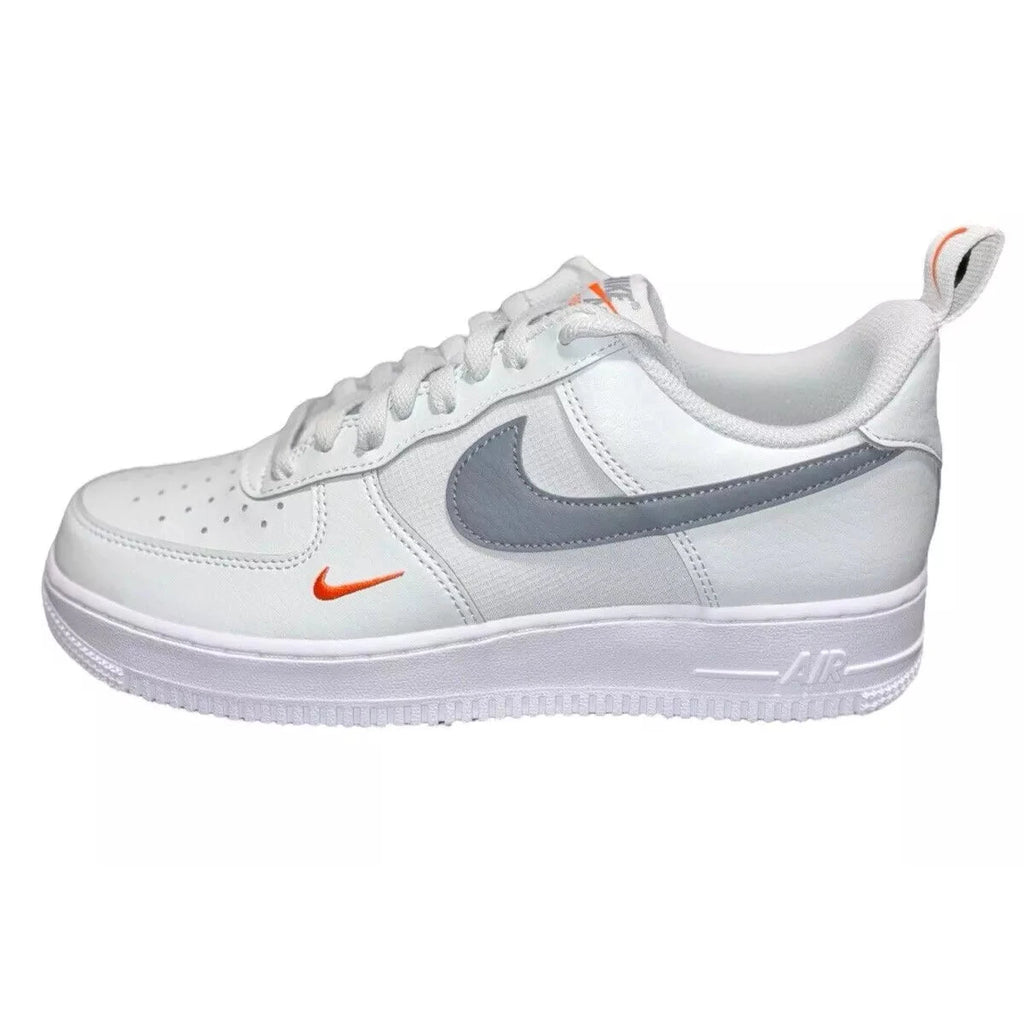 Men's Nike Air Force 1 07 Photon Dust Safety Orange SE Sneakers