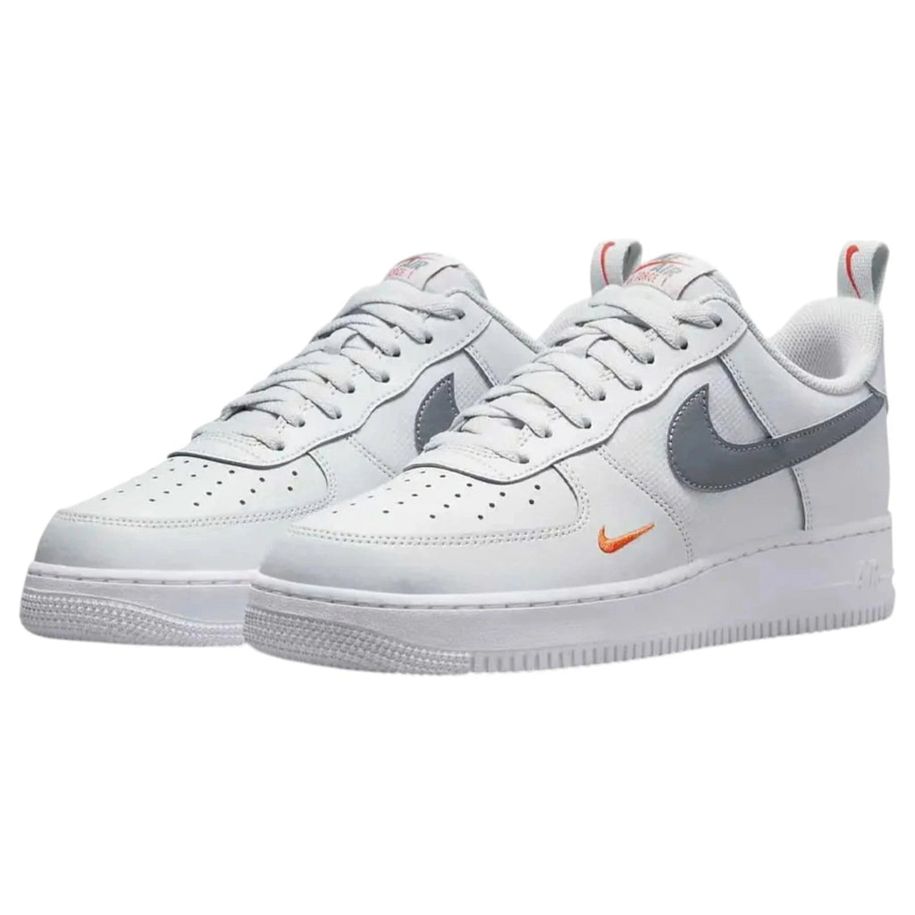 Men's Nike Air Force 1 07 Photon Dust Safety Orange SE Sneakers