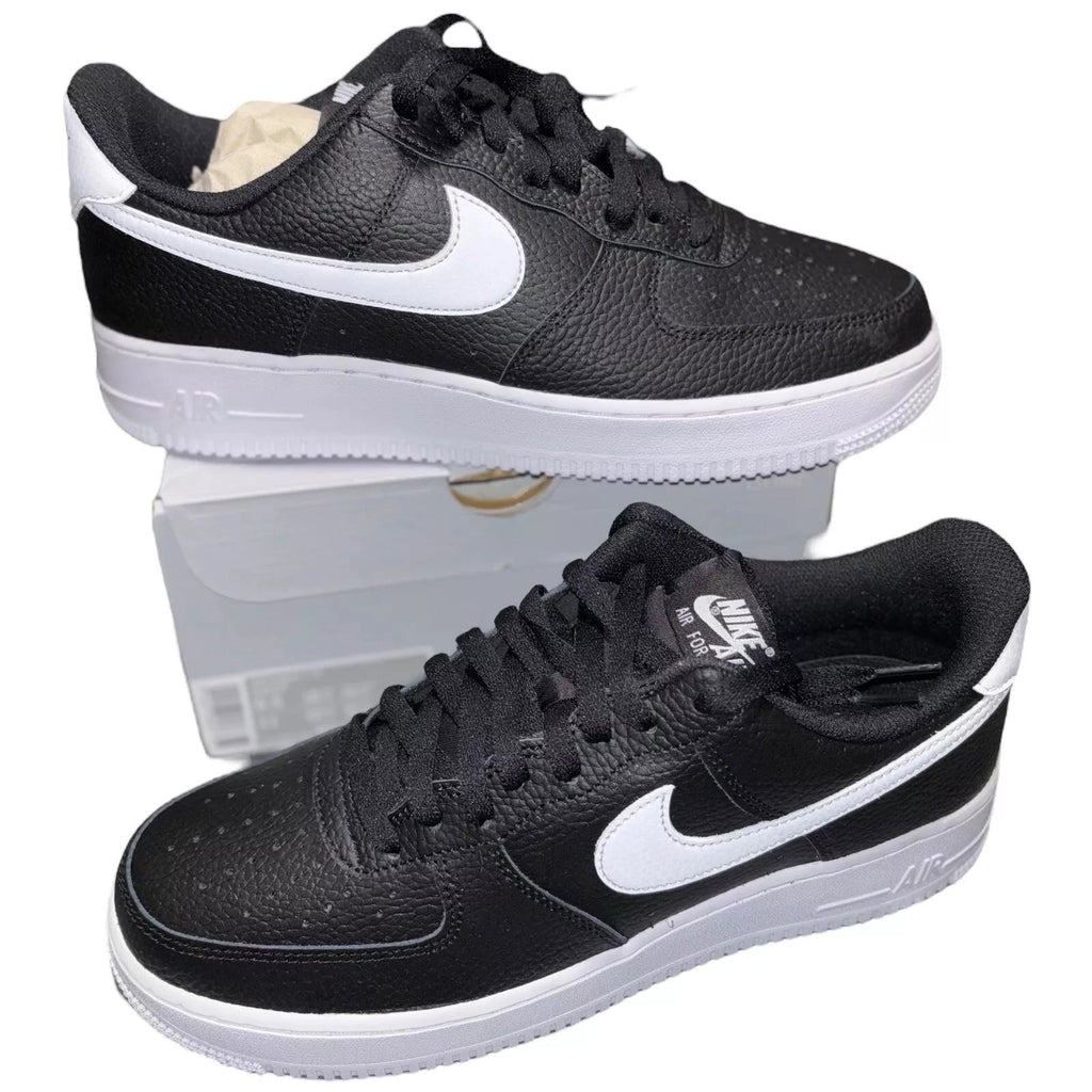 Men's Nike Air Force 1 Black White Trainers
