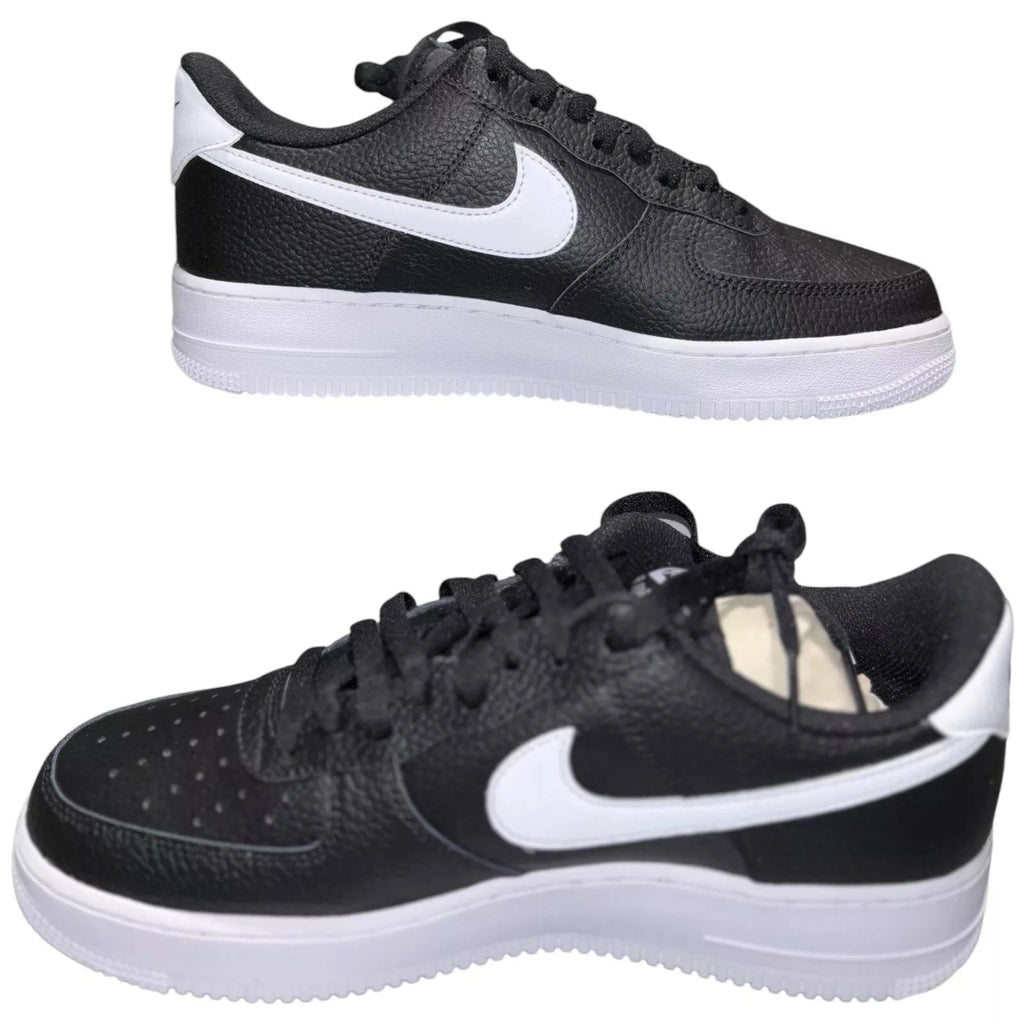 Men's Nike Air Force 1 Black White Trainers