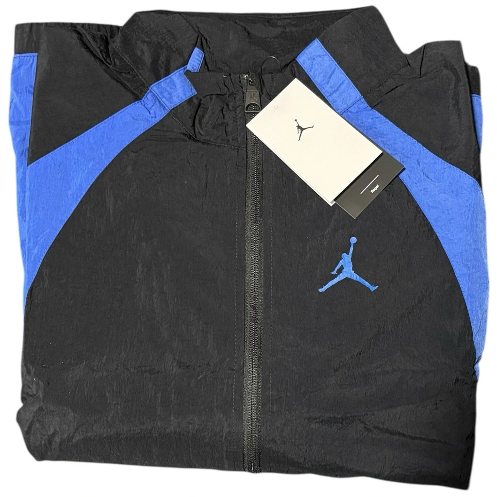Nike Air Jordan Windbreaker Jacket Black Blue