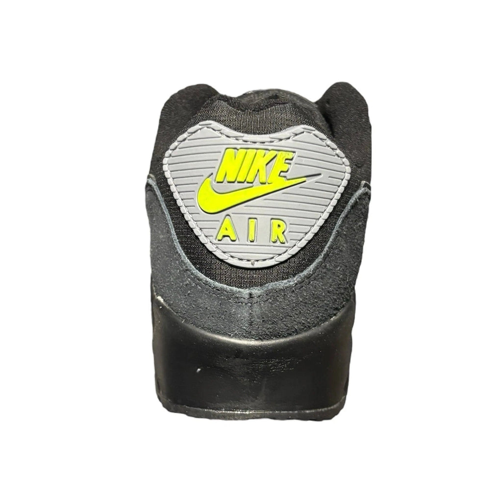 Men's Nike Air Max 90 Black Volt Cool Grey Trainer