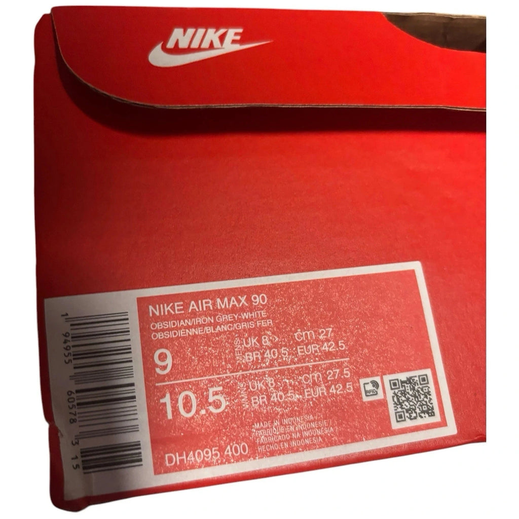 Men's Nike Air Max 90 Obsidian Iron Grey Sneakers