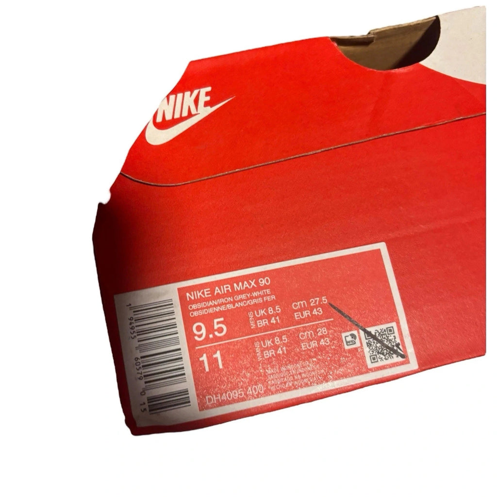 Men's Nike Air Max 90 Obsidian Iron Grey Sneakers
