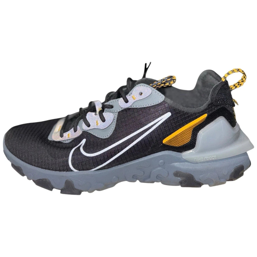 Men's Nike React Vision Black Grey Laser Orange