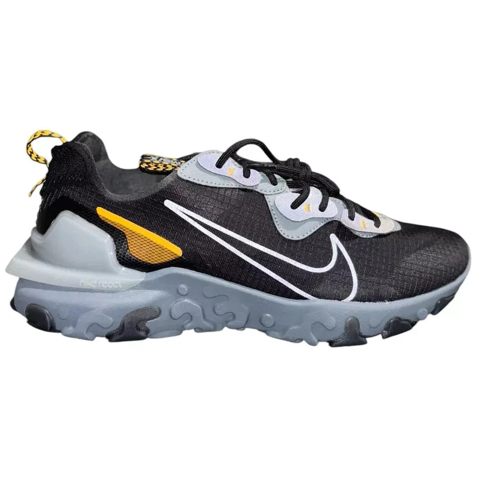 Men's Nike React Vision Black Grey Laser Orange