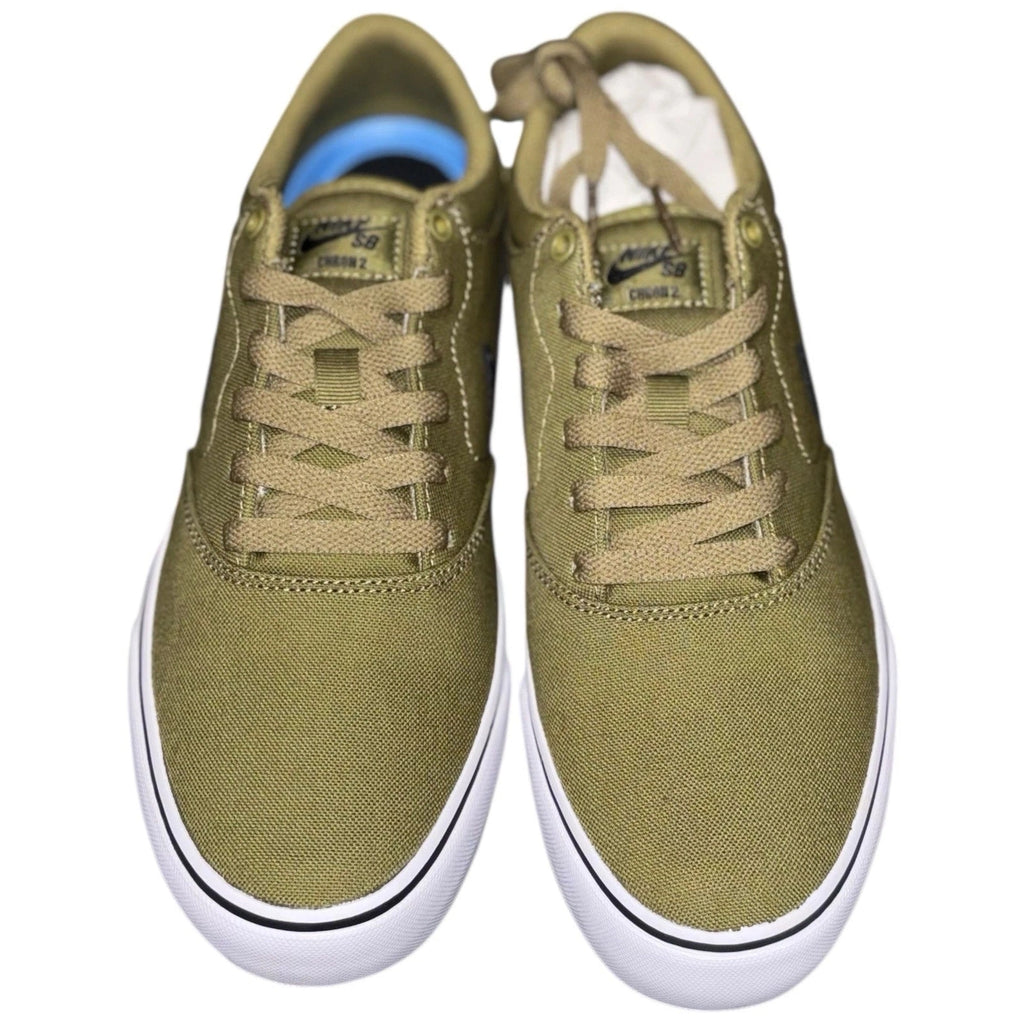 Men's Nike SB Chron 2 Canvas Pilgrim Green Olive Shoes