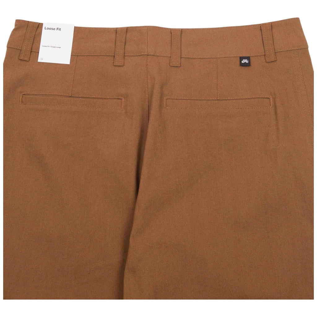 Men's Nike SB Loose Fit Chino Pants Pecan Brown