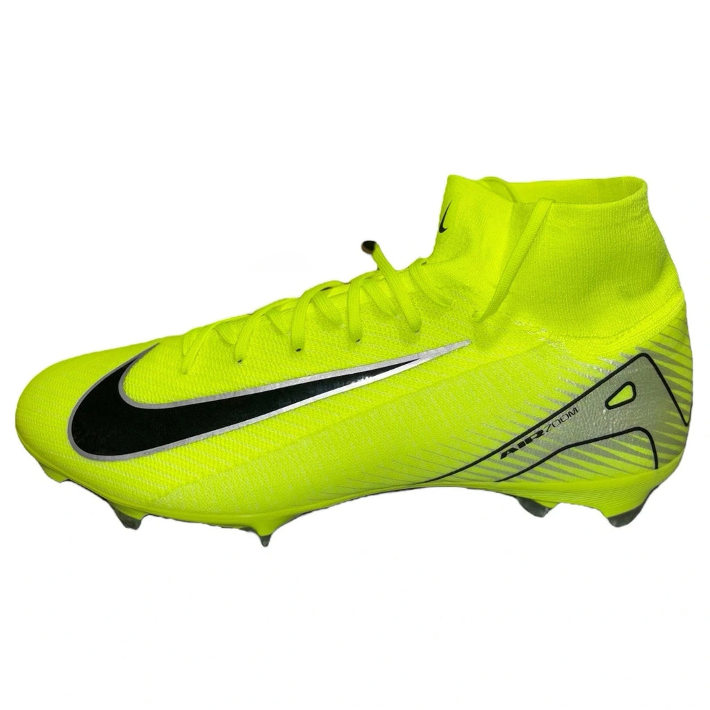 Men's Nike Zoom Superfly 10 Pro FG Volt Black Football Boots