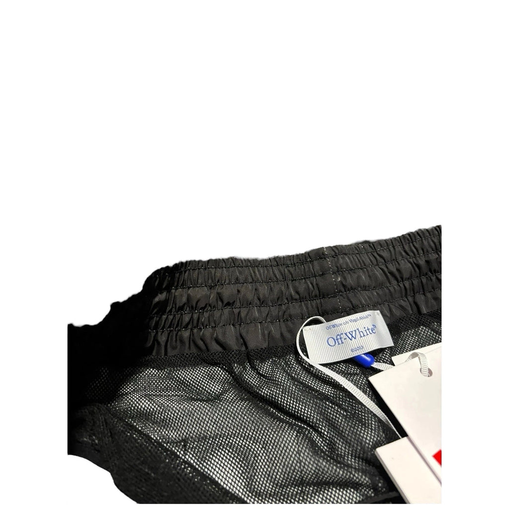 Men's Off-White Multicoloured Swim Shorts