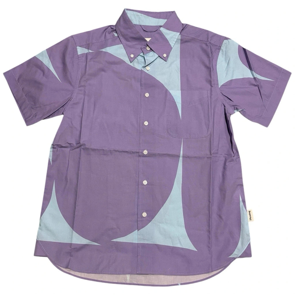 Men's Pleasing Blobby Purple Blue Shirt