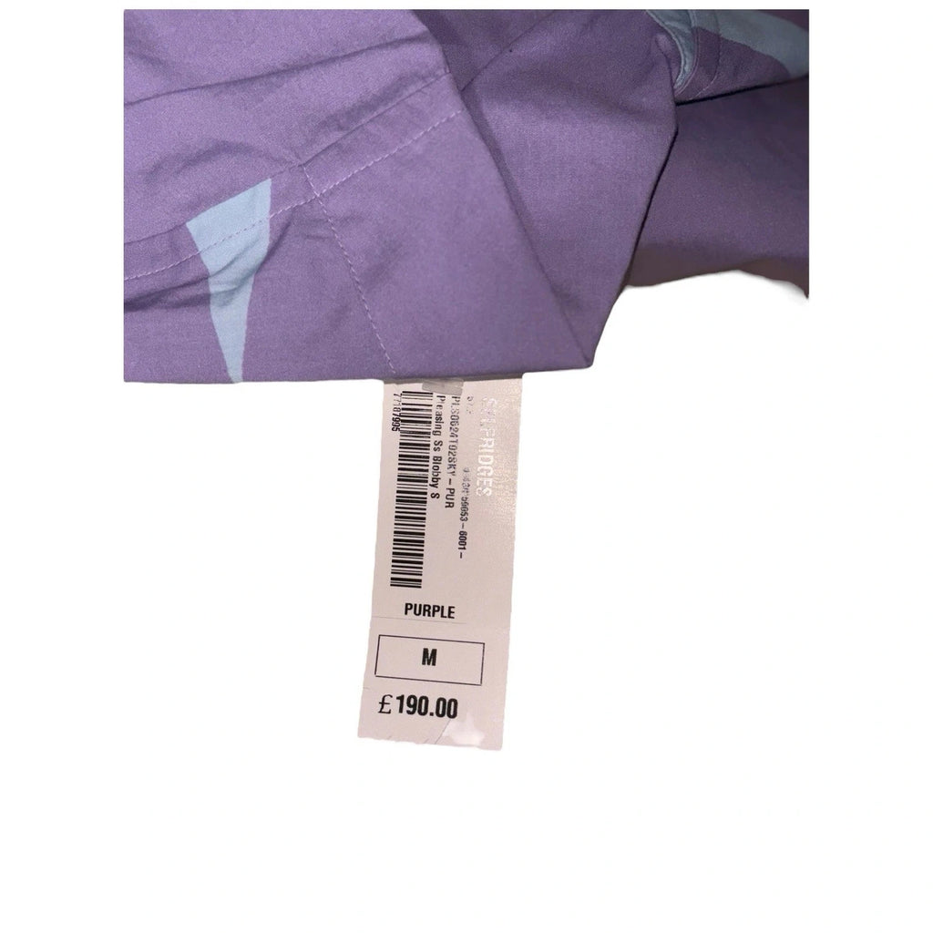 Men's Pleasing Blobby Purple Blue Shirt