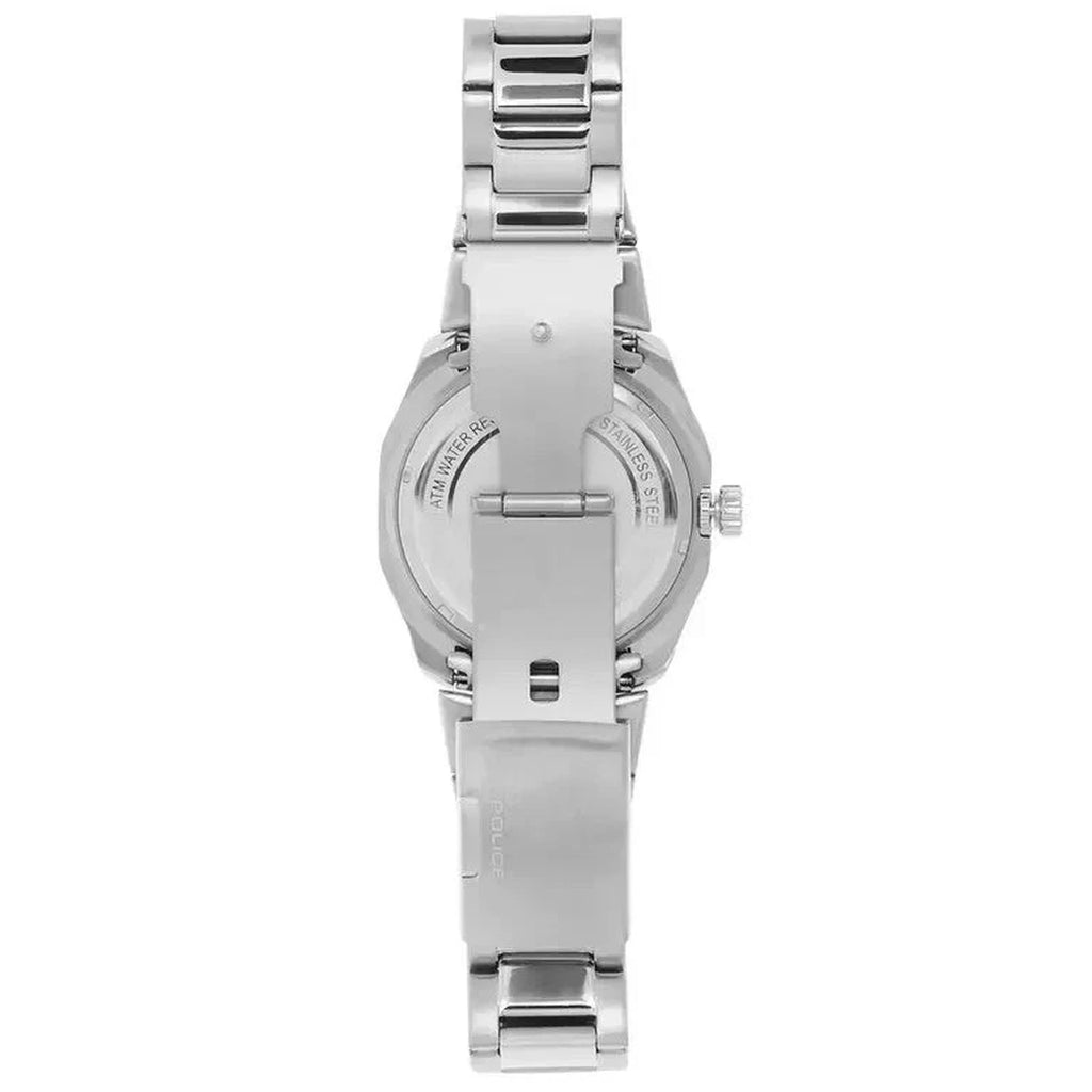 Men's Police Quartz Watch Stainless Steel Silver Dial