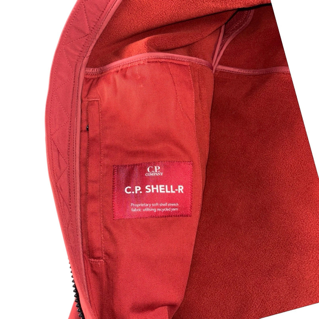 CP Company Soft Shell R Goggle Jacket Red