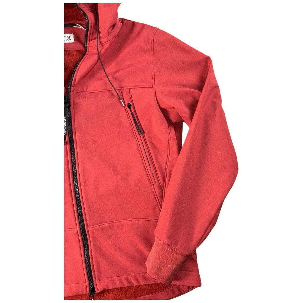 CP Company Soft Shell R Goggle Jacket Red