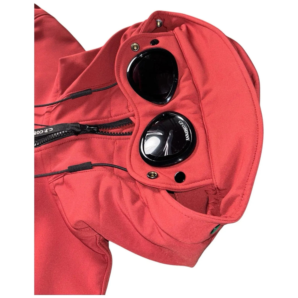 CP Company Soft Shell R Goggle Jacket Red