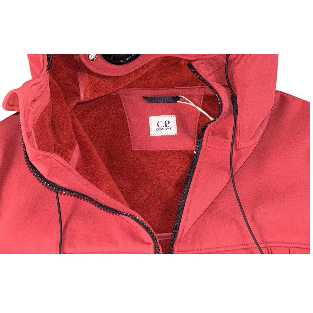 CP Company Soft Shell R Goggle Jacket Red
