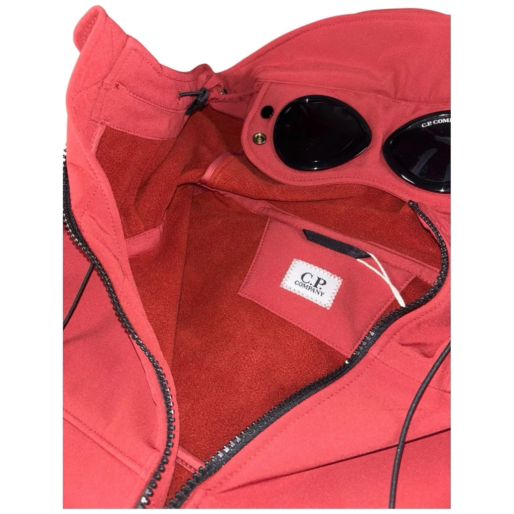 CP Company Soft Shell R Goggle Jacket Red