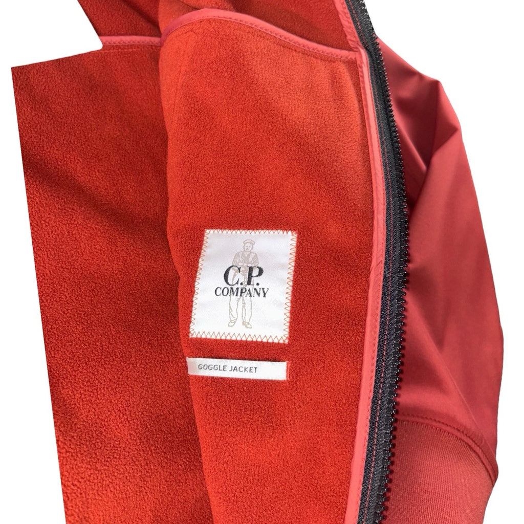 CP Company Soft Shell R Goggle Jacket Red