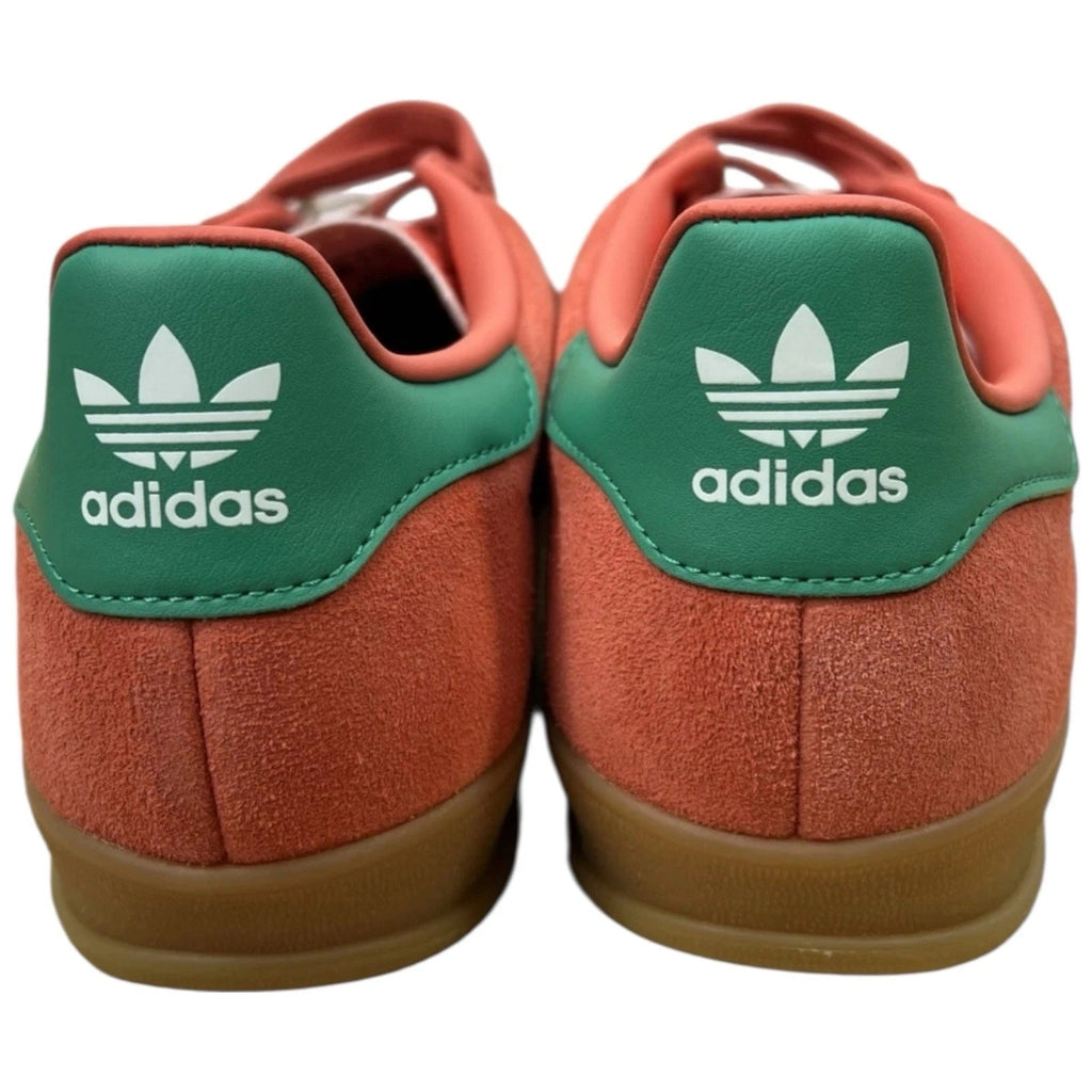 Men's Red Scarlet and Green Adidas Originals Gazelle Sneakers