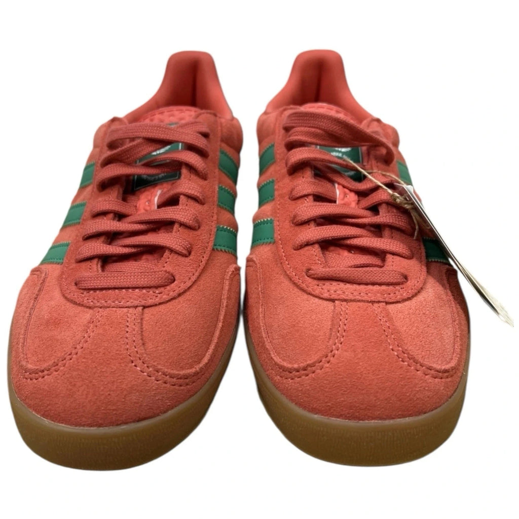 Men's Red Scarlet and Green Adidas Originals Gazelle Sneakers
