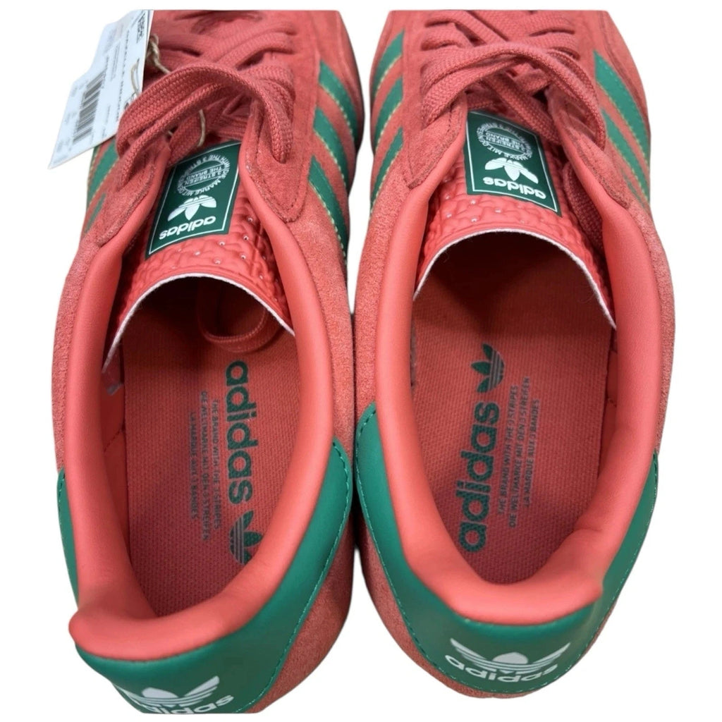 Men's Red Scarlet and Green Adidas Originals Gazelle Sneakers