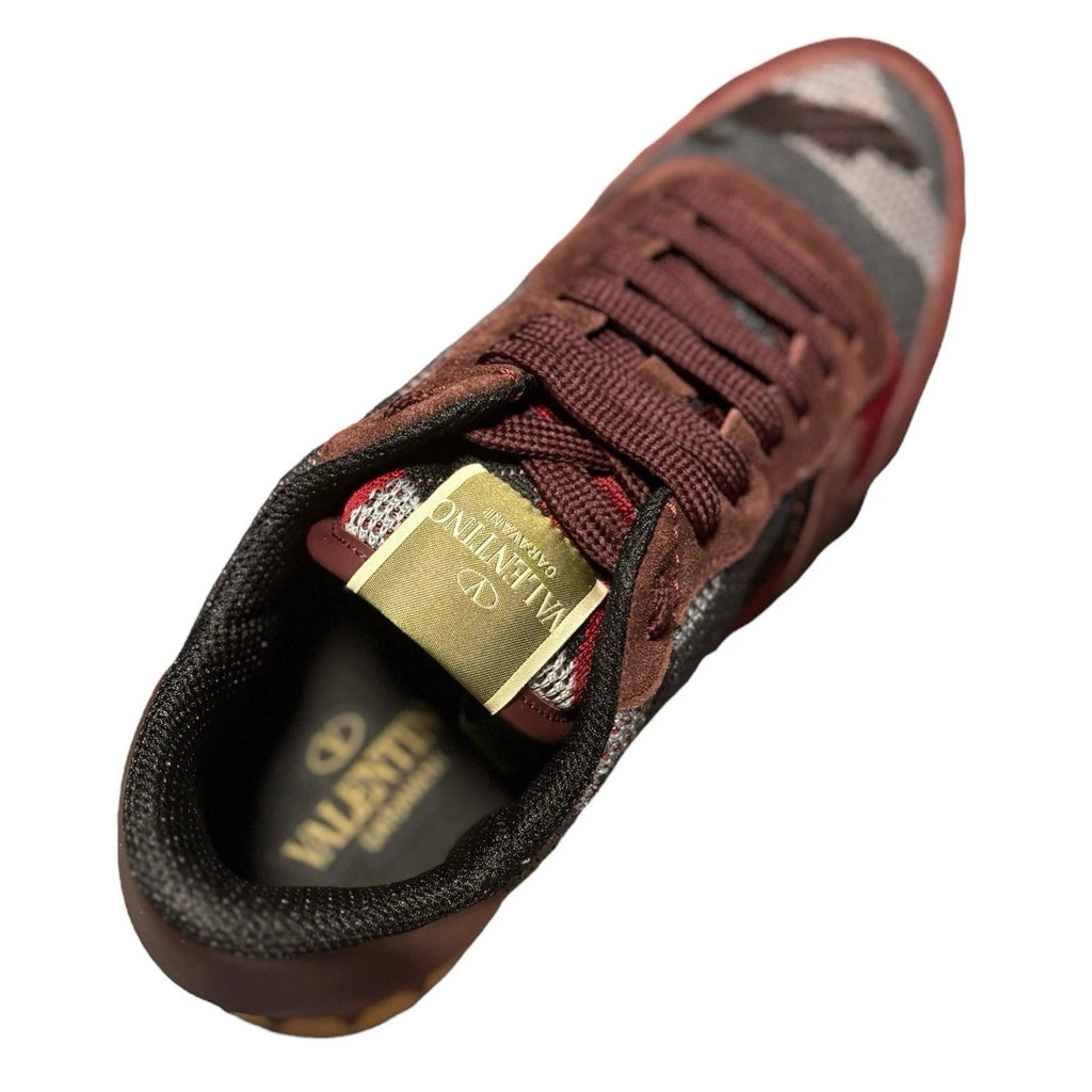 Men's Red Valentino Garavani Knitted Rockrunner Sneakers