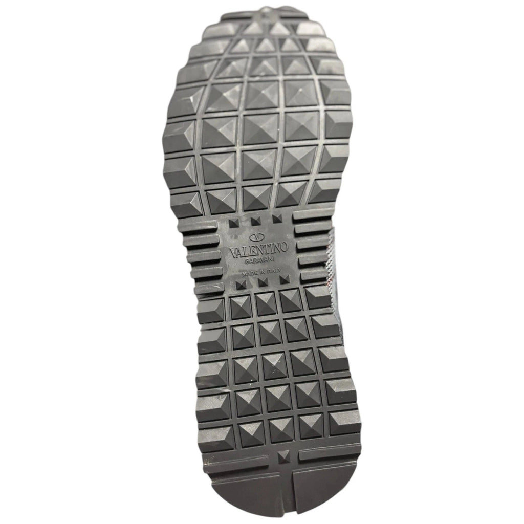 Men's Red Valentino Garavani Knitted Rockrunner Sneakers