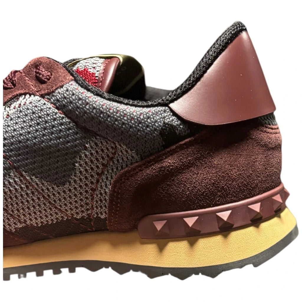 Men's Red Valentino Garavani Knitted Rockrunner Sneakers