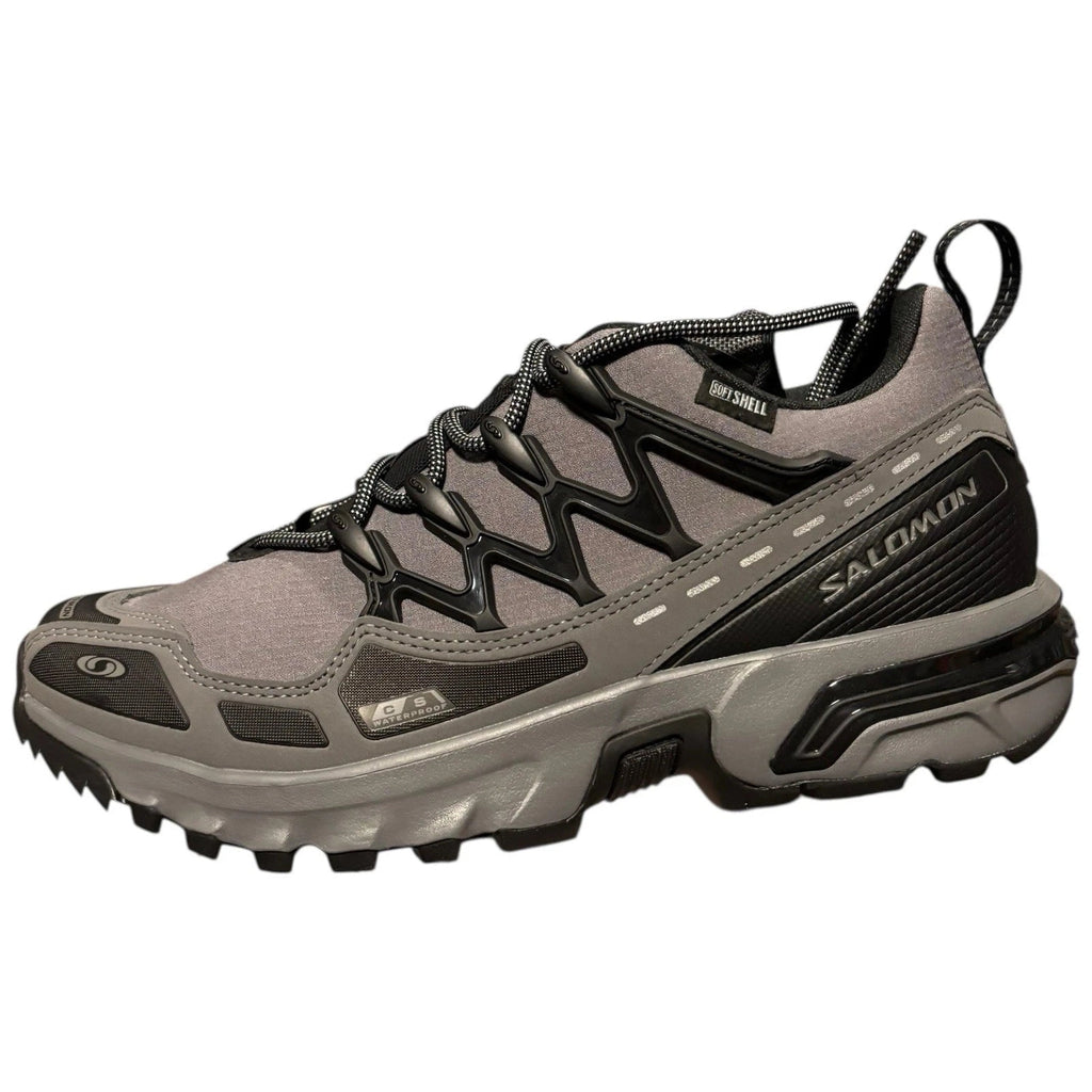 Men's Salomon ACS+ CSWP Hiking Trainers Grey Black