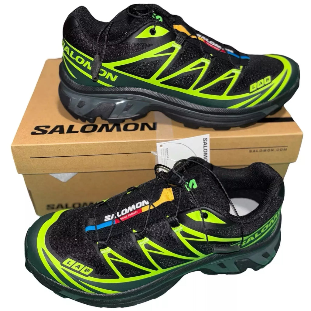 Men's Salomon XT 6 Neon Black Trainer