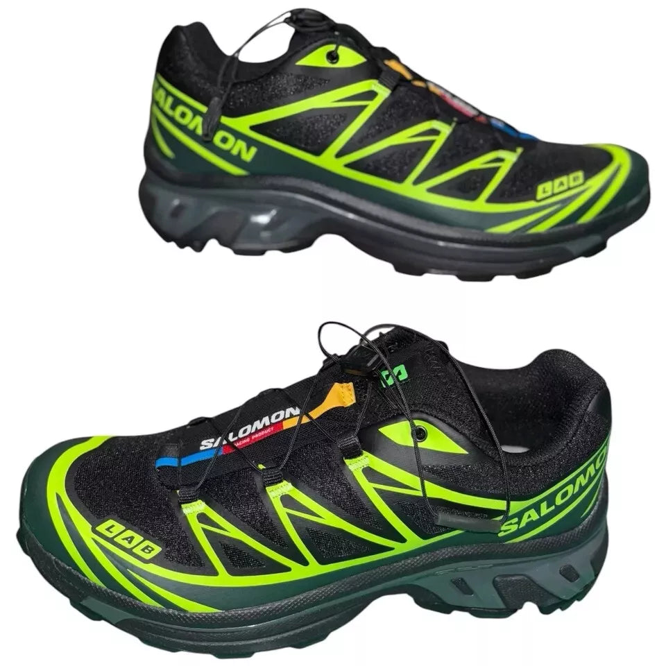 Men's Salomon XT 6 Neon Black Trainer