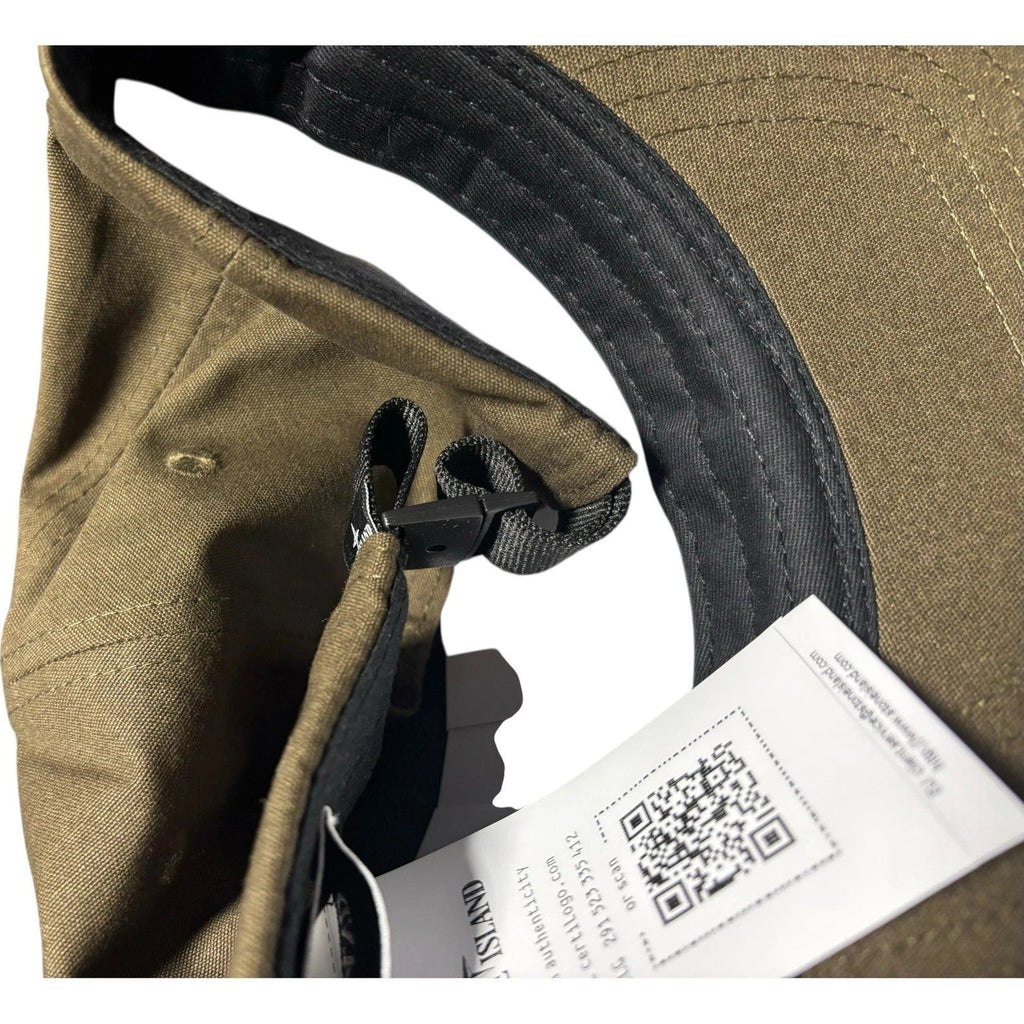 Men's Stone Island Compass Khaki Sand Baseball Cap