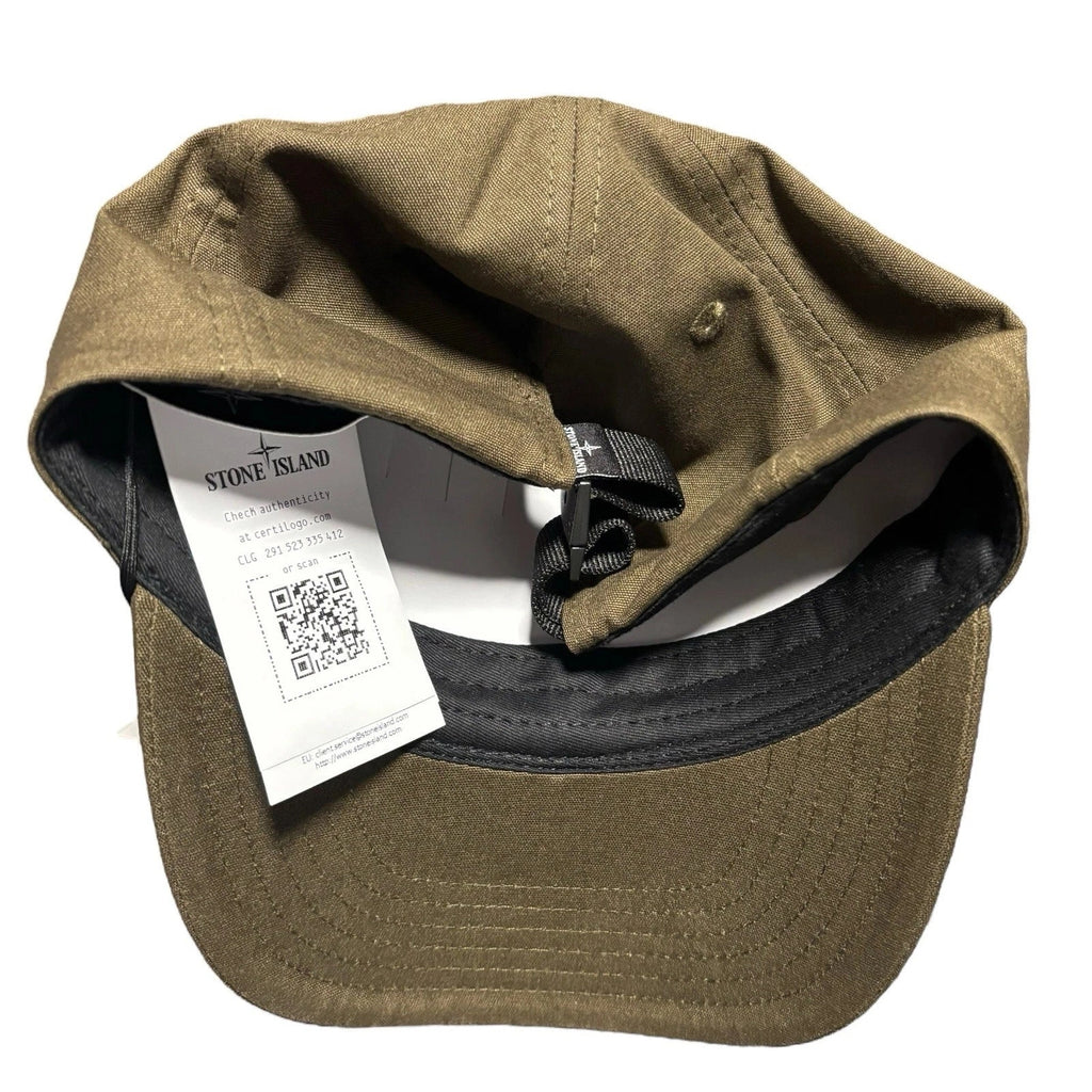 Men's Stone Island Compass Khaki Sand Baseball Cap