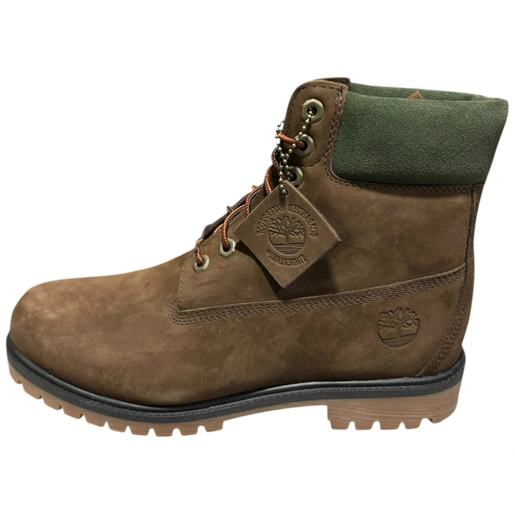 Men's Timberland Heritage 6 Inch Waterproof Boots Dark Brown