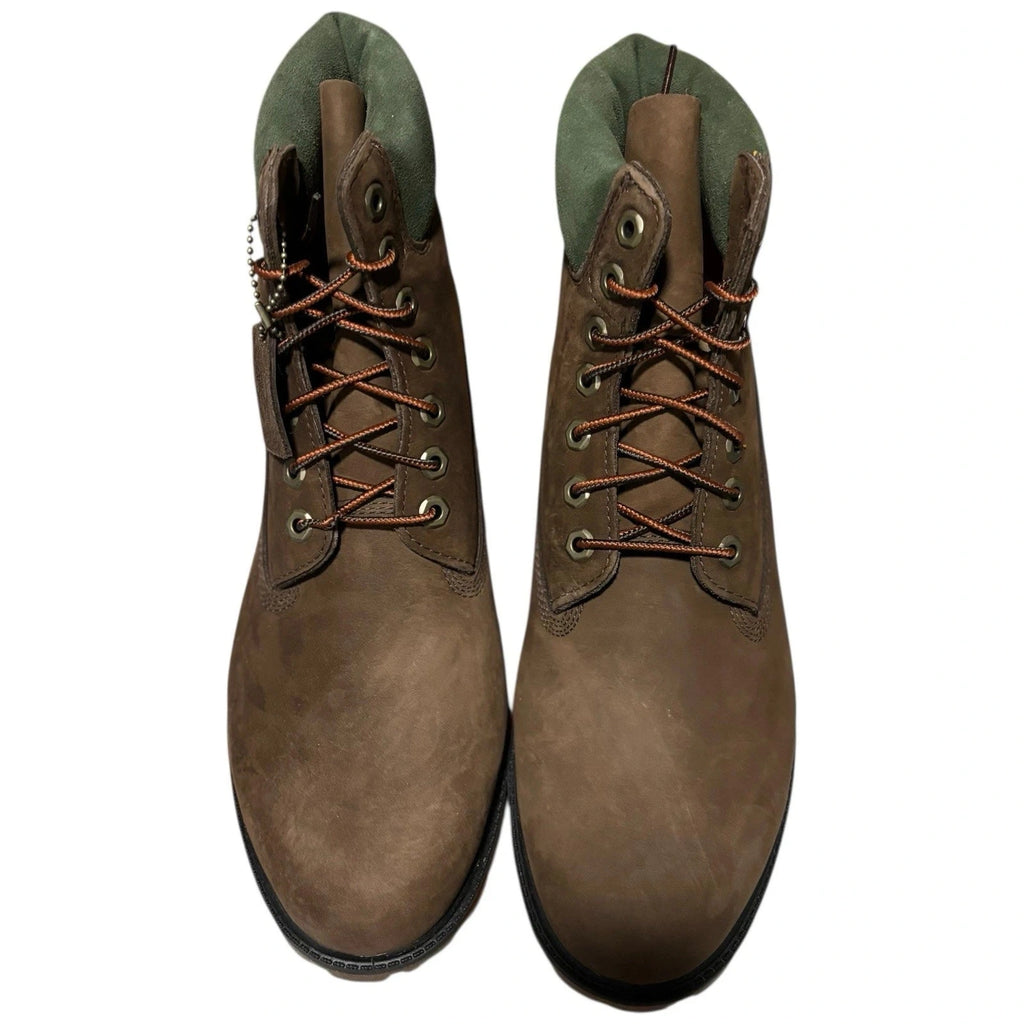 Men's Timberland Heritage 6 Inch Waterproof Boots Dark Brown