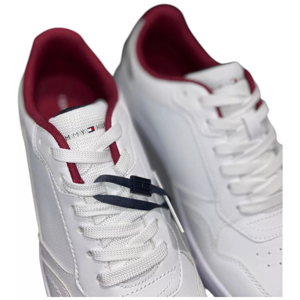 Men's Tommy Hilfiger Modern Cup Leather Sneaker Black White