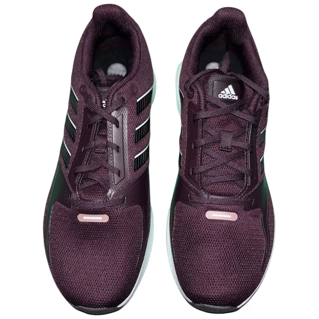 Men's Unisex Maroon Purple Adidas Runfalcon 2.0 Trainers