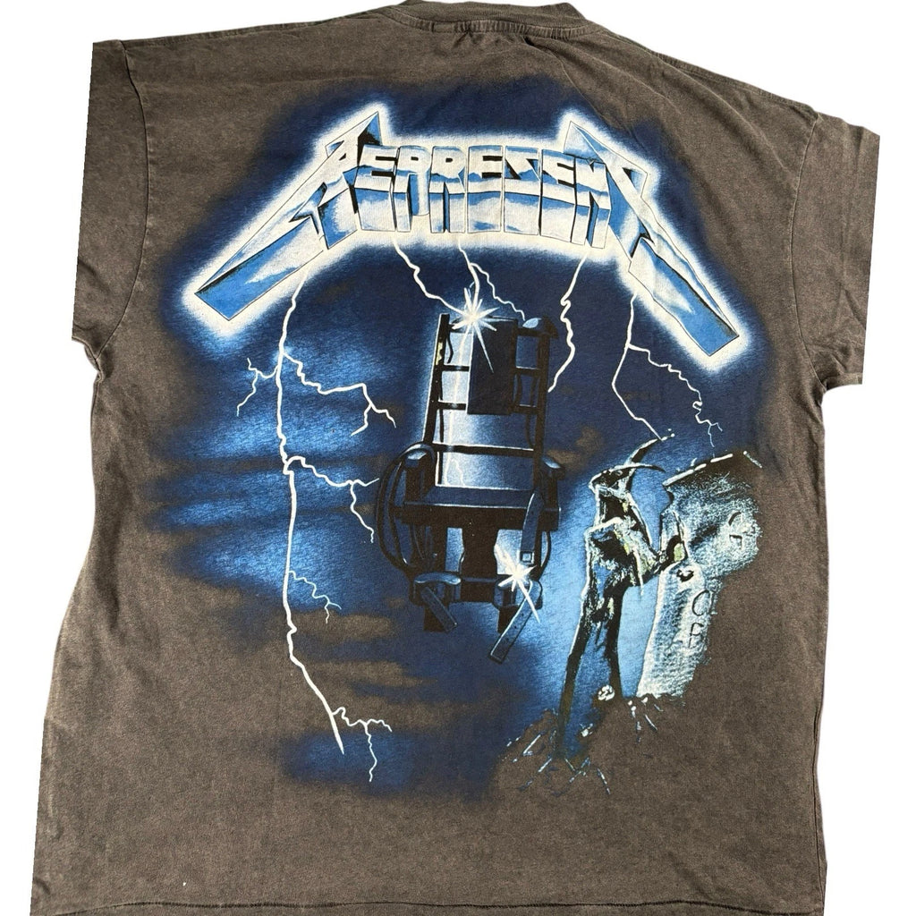 Represent X Metallica Grey Ride The Lightning T-Shirt