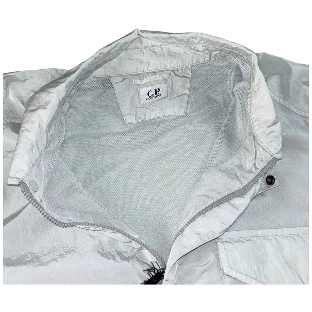 Men's White CP Company Chrome-R Pocket Overshirt