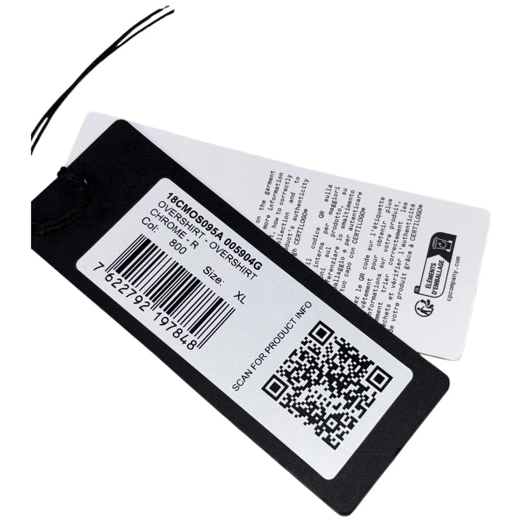 Men's White CP Company Chrome-R Pocket Overshirt