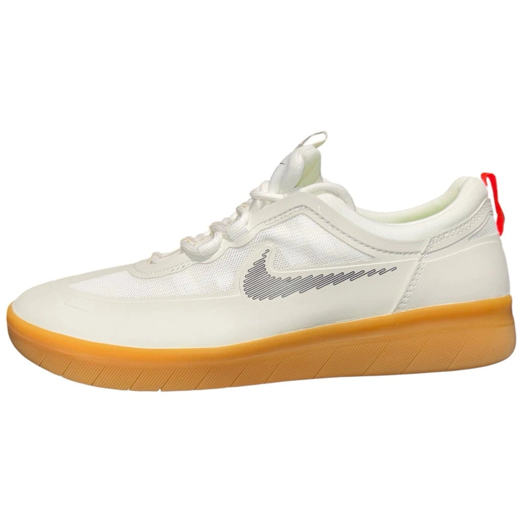 Men's White Nike SB Nyjah Free 2 Rawdacious Skate Shoes