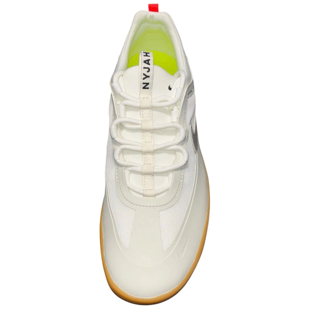 Men's White Nike SB Nyjah Free 2 Rawdacious Skate Shoes